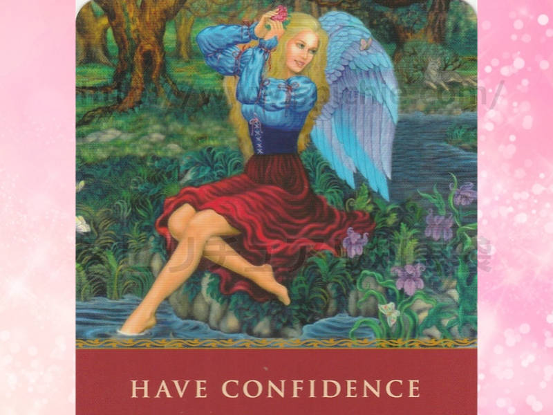 左のカードを選んだあなたへのメッセージ have confidence 自信を持ちましょう！　のカード画像