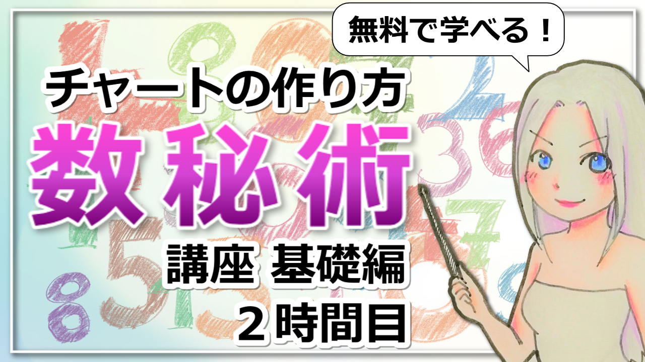 【数秘術基礎講座２】運命のカルテ「数秘術チャート」を作ってみよう！のアイキャッチ画像