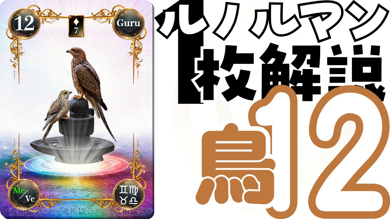 【ヴェーダ数秘ルノルマンカード講座】カードの解説１２・鳥の意味とは？のアイキャッチ画像