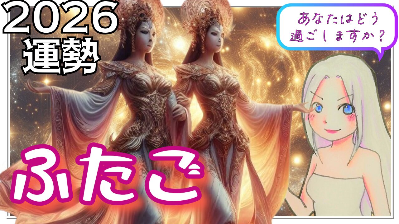 【2026年の双子座の運勢】「新しい自分」が目覚める!新しい方向へ舵を切る「転換期」の一年のアイキャッチ画像