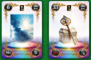 【ヴェーダ数秘ルノルマンカード講座】〈2枚引き編１４〉～6・雲 × 33・鍵～不安の霧の中にこそ、突破口が隠れている～のアイキャッチ画像