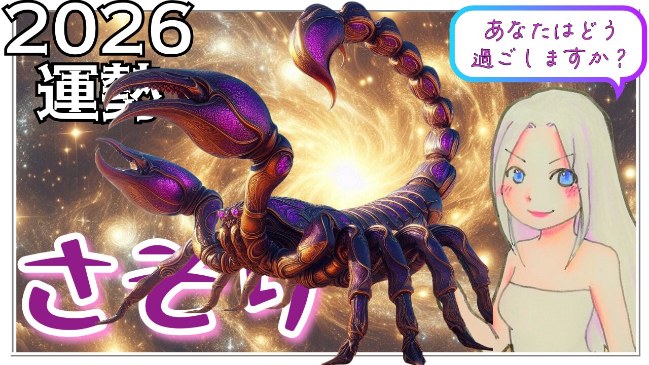 【2026年のさそり座の運勢】2026年は「力を内に秘めて、舞台を広げる年」のアイキャッチ画像
